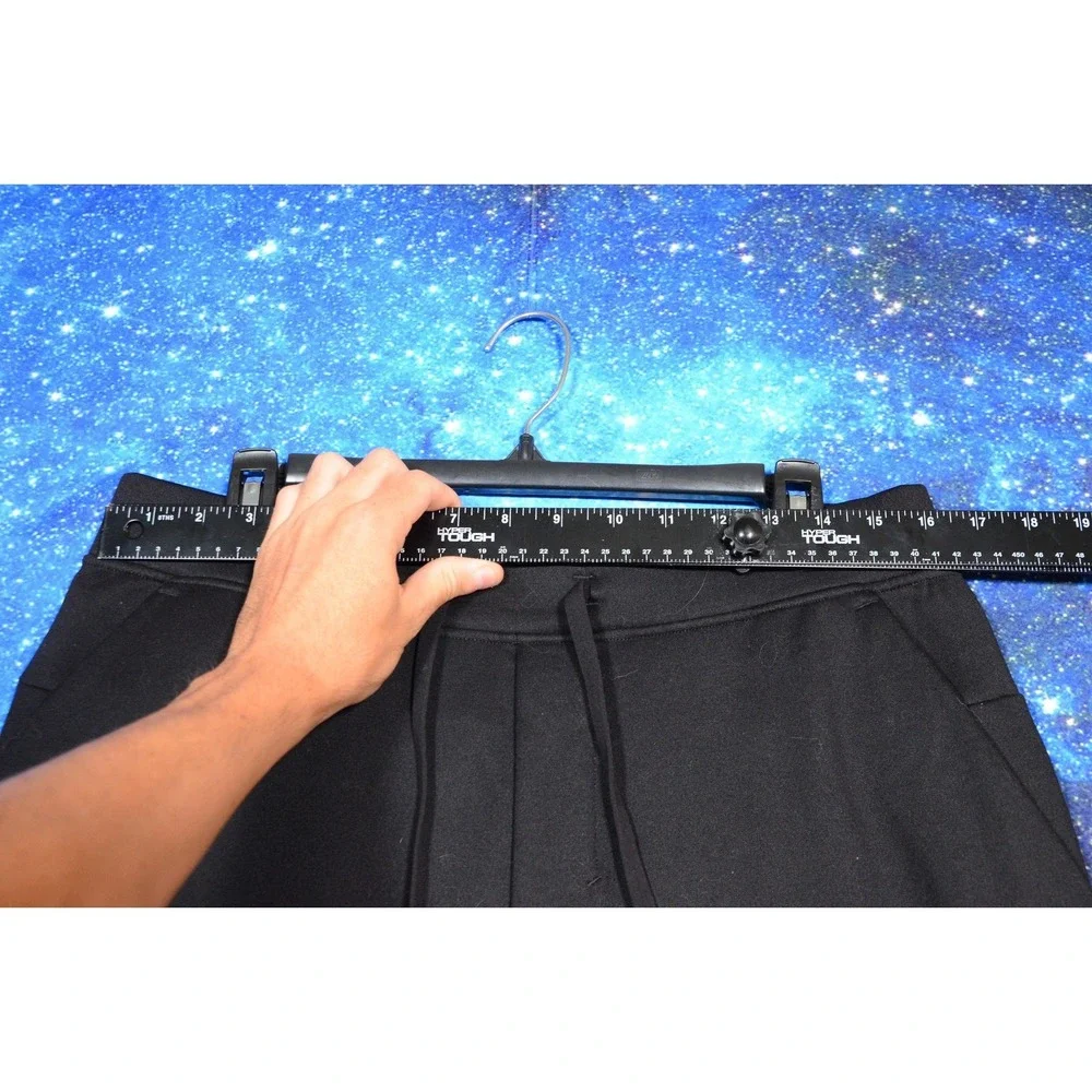 Lululemon Sweatpants Mens Large Black Drawstring Zip Pocket Tapered Athletic